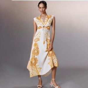 Farm Rio x Anthropologie Sleeveless V-neck maxi dress XS